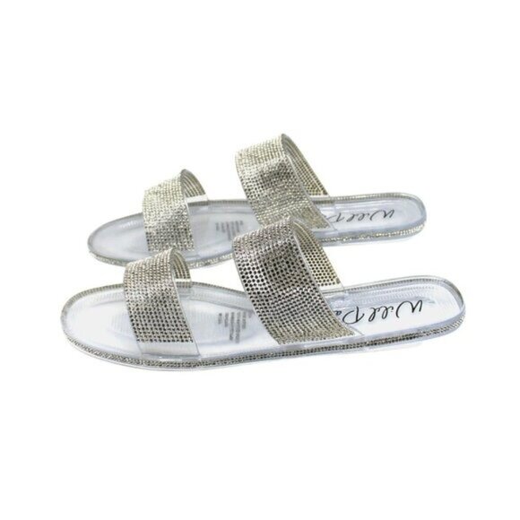 Juba Womens Embellished Pool Side Jelly Sandals - Picture 5 of 8